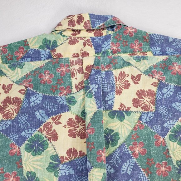 Reyn Spooner Vintage Hawaiian Shirt Mens Large XL - Picture 8 of 8